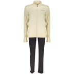 Beige Cotton Women Sweatshirt
