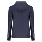 Blue Cotton Womens Hoodie