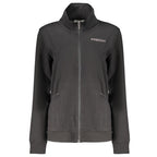 Black Cotton Women's Sweatshirt