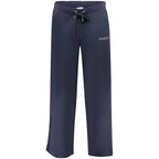 Blue Cotton Women's Trouser