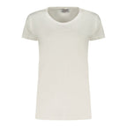 White Cotton Women's T-Shirt