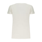 White Cotton Women's T-Shirt
