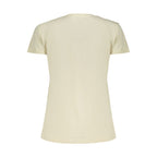 Beige Cotton Women's T-Shirt