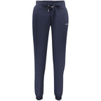 Blue Cotton Women's Trousers