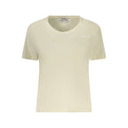 Beige Cotton Women's T-Shirt