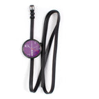 Black Leather Dress Watch