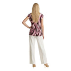 Multicolor Viscose Blouse