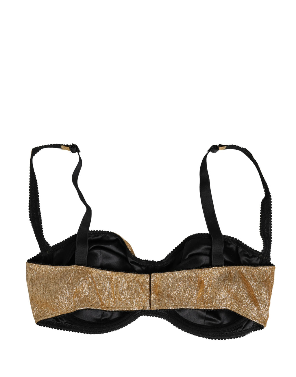 Gold Semi-Pad Underwire Balconette Bra Underwear