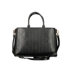 Black Polyurethane Women's Bag