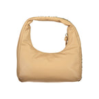 Beige Polyurethane Women's Bag