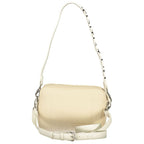 Beige Polyurethane Women's Bag