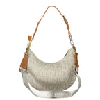 Beige Leather Woman Bag