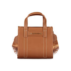 Brown Polyurethane Women's Bag