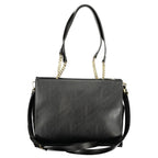 Black Polyurethane Womens Bag