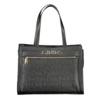 Nero Polyurethane Women's Bag With Multiple Compartments