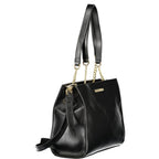 Black Polyurethane Womens Bag