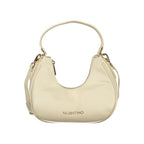 Beige Polyurethane Women's Bag