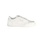 White Polyurethane Men Sneaker