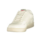 White Polyurethane Men's Sneaker