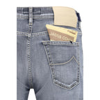 Blue Cotton Slim Fit Jeans