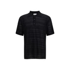 Black Cotton Polo Shirt