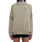 Beige Cotton Shell Jacket