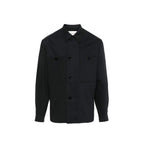 Black Virgin Wool Coat
