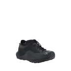 Black Polyester Athletic Sneakers
