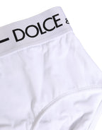 White Nylon Logo Waistband Panty Underwear