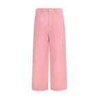 Multicolor Cotton Casual Pants