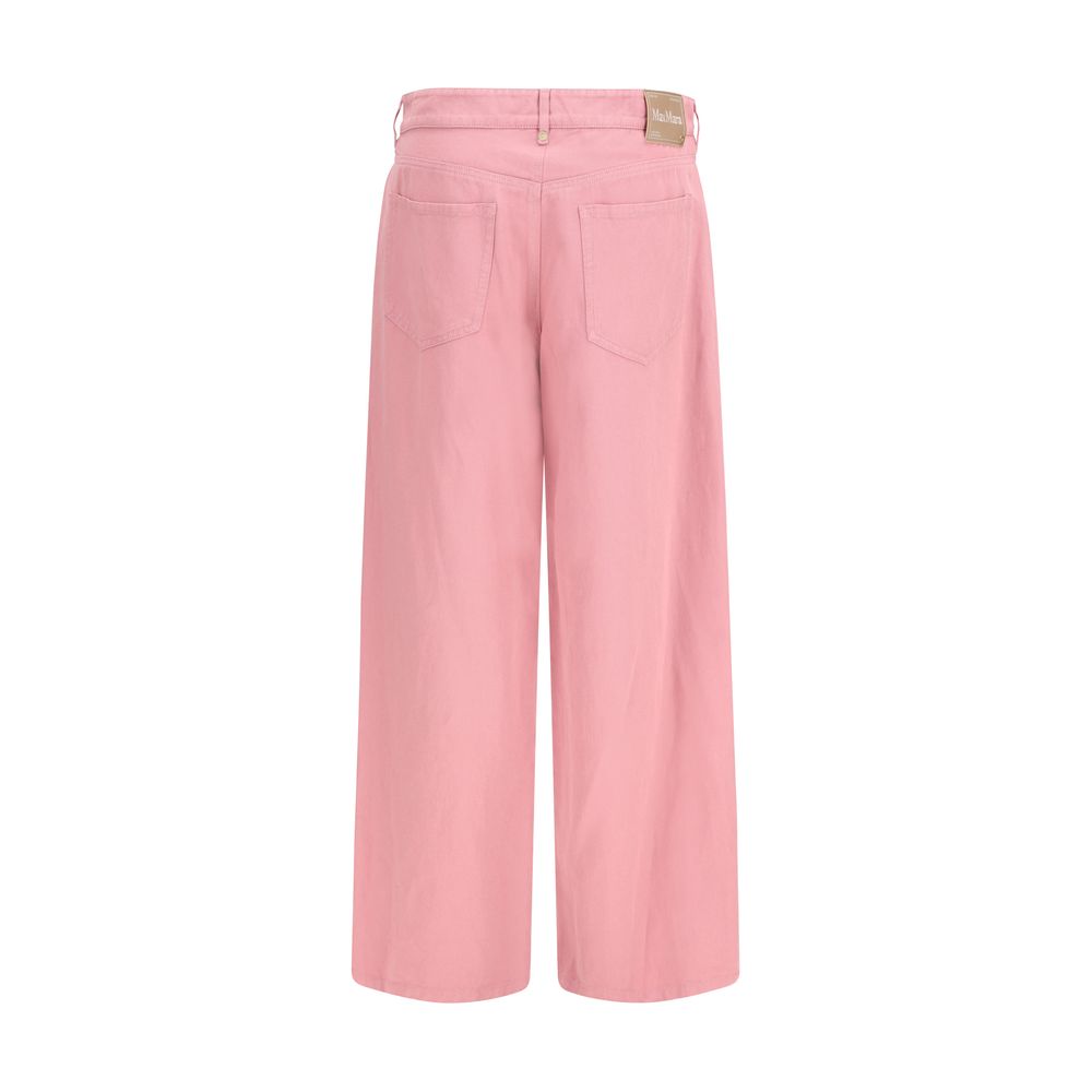 Multicolor Cotton Casual Pants