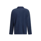 Blue Linen Cardigan