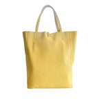 Yellow Leather Women Shoulder Bag