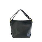 Black Leather Women Shoulder Bag