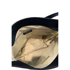 Black Leather Women Shoulder Bag