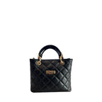 Black Leather Women Handbag