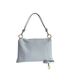Blue Leather Women Bag