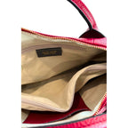 Red Leather Women Handbag