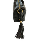 Black Leather Women Handbag