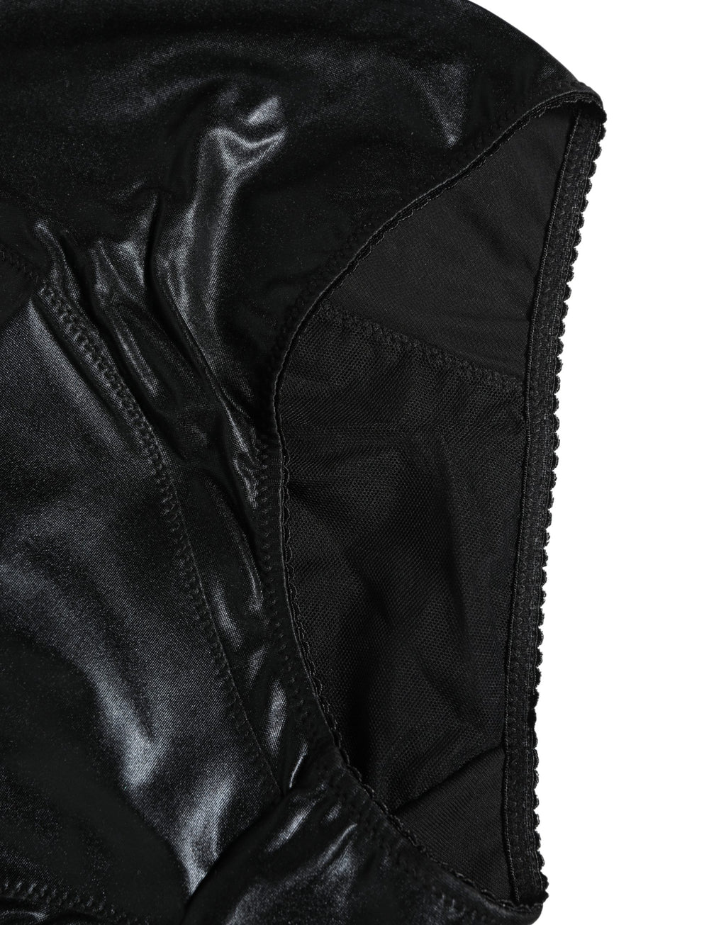 Black High Waisted Slip Girdle Panty Underwear