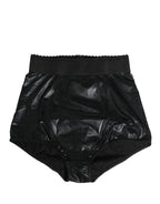 Black High Waisted Slip Girdle Panty Underwear