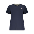 Blue Cotton Women's T-Shirt