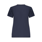 Blue Cotton Women's T-Shirt
