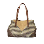 Brown Polyester Women's Bag