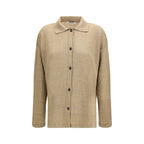 Beige Linen Cardigan