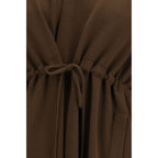 Brown Viscose Coat