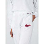 White Cotton Joggers (Workout Pants)