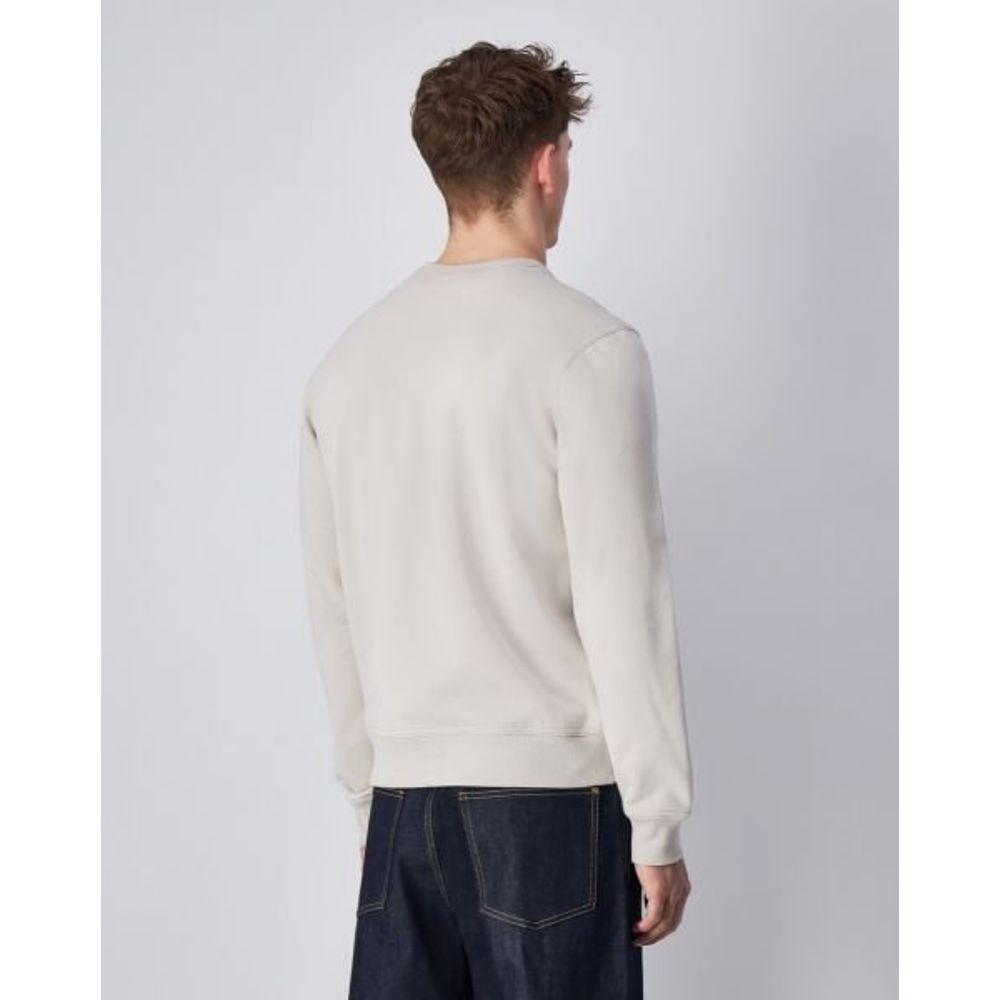 White Cotton Sweatshirt