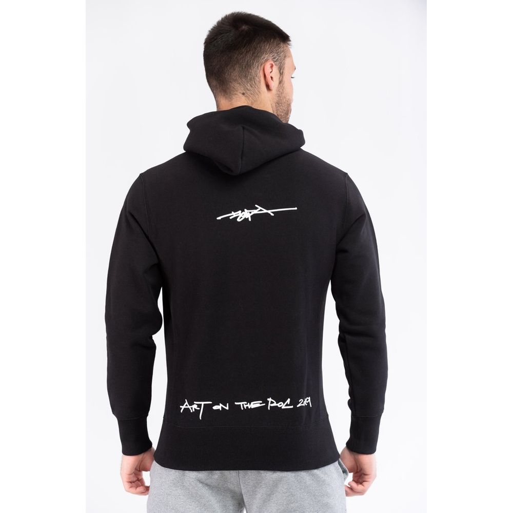 Black Cotton Sweatshirt