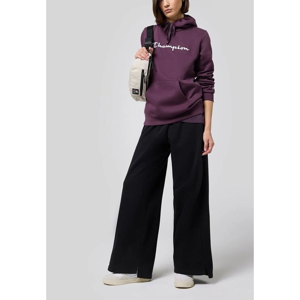 Black Cotton Casual Pants